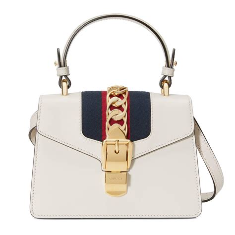 gucci white sylvie bag price|Gucci sylvie small bag.